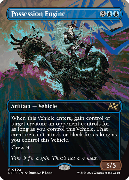 Possession Engine (Borderless) (DFT-302) - Aetherdrift Foil