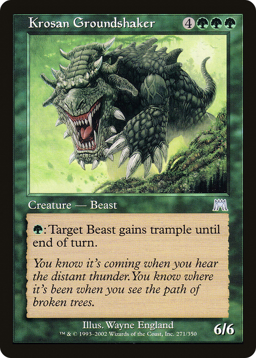 Krosan Groundshaker (ONS-271) - Onslaught Foil