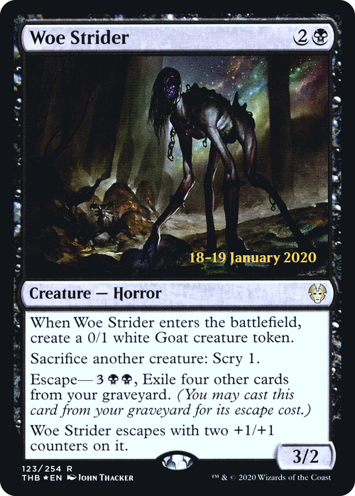 Woe Strider (PRE-123S) - Theros Beyond Death Promos Foil