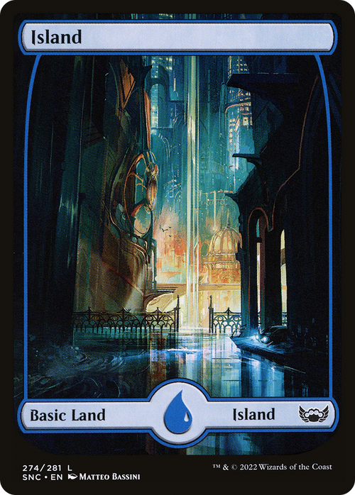 Island (274) (SNC-274) - Streets of New Capenna Foil
