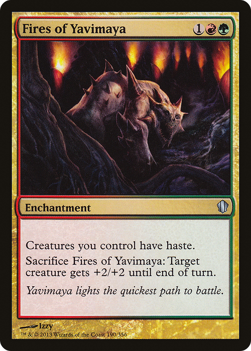 Fires of Yavimaya (C13-190) - Commander 2013