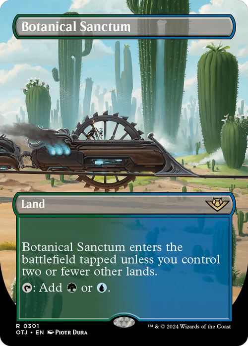 Botanical Sanctum (Borderless) (OTJ-301) - Outlaws of Thunder Junction