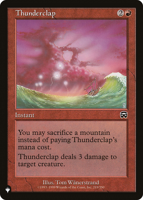 Thunderclap (LIST-219/350) - The List