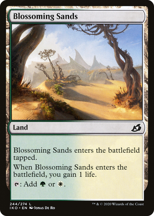Blossoming Sands (IKO-244) - Ikoria: Lair of Behemoths