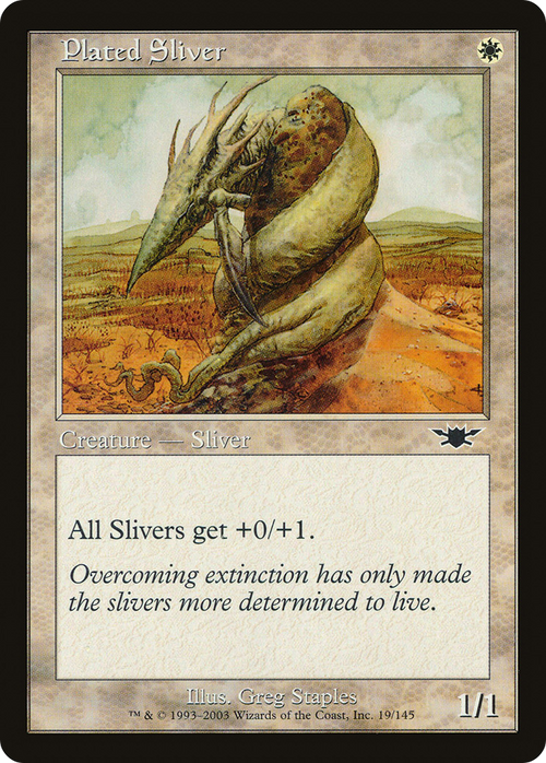 Plated Sliver (LGN-019) - Legions Foil
