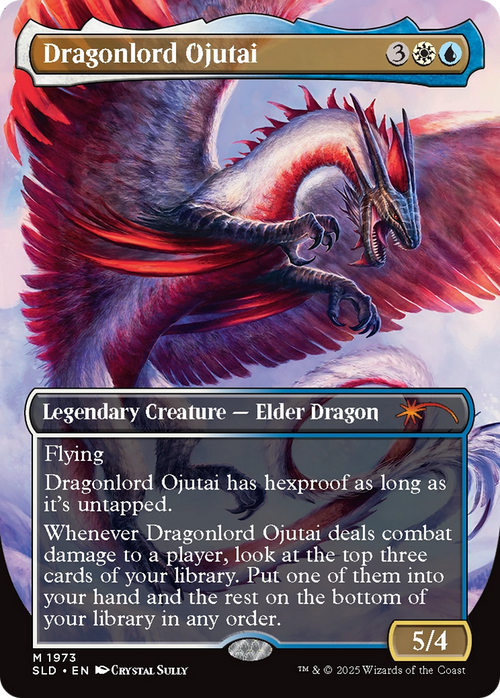 Dragonlord Ojutai (SLD-1973) - Secret Lair Drop (Borderless)
