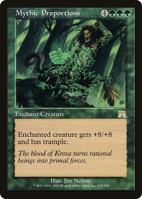 Mythic Proportions (ONS-274) - Onslaught Foil