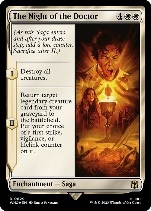 The Night of the Doctor (Surge Foil) (WHO-629) - Doctor Who Foil