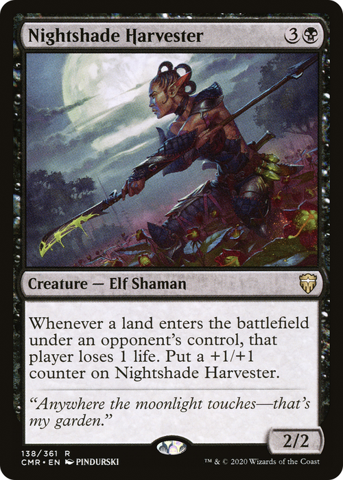 Nightshade Harvester (CMR-138) - Commander Legends Foil