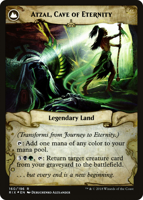 Journey to Eternity (PRE-160S) - Rivals of Ixalan Promos: (compasslanddfc) Foil