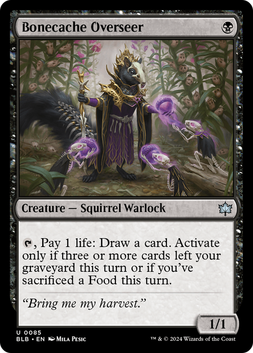 Bonecache Overseer (BLB-085) - Bloomburrow