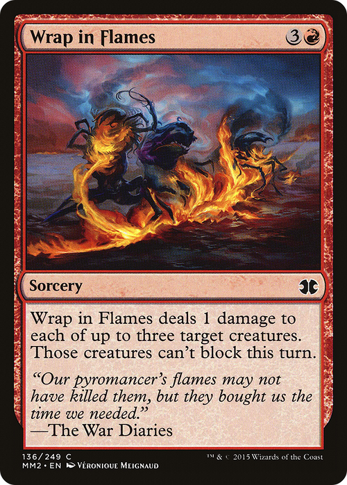 Wrap in Flames (MM2-136) - Modern Masters 2015