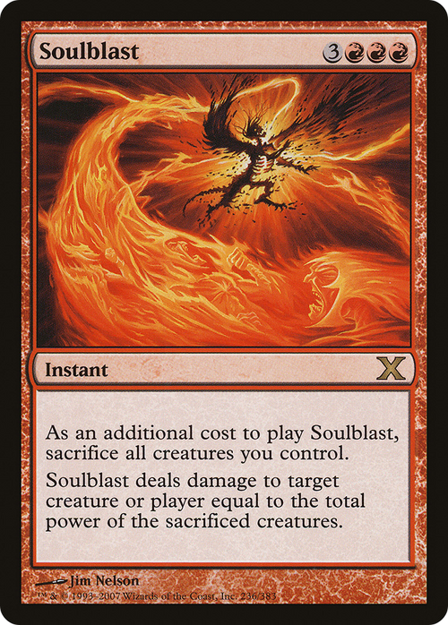 Soulblast (10E-236) - Tenth Edition Foil