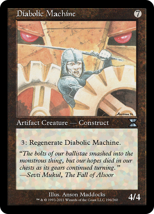 Diabolic Machine (ME4-196) - Masters Edition IV Foil
