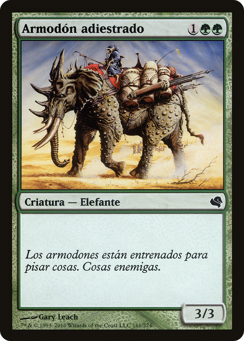 Trained Armodon (Spanish) - "Armodon adiestrado" (PS11-161) - Salvat 2011