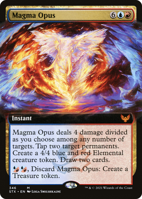 Magma Opus (Extended Art) (STX-346) - Strixhaven: School of Mages: (Extended Art)
