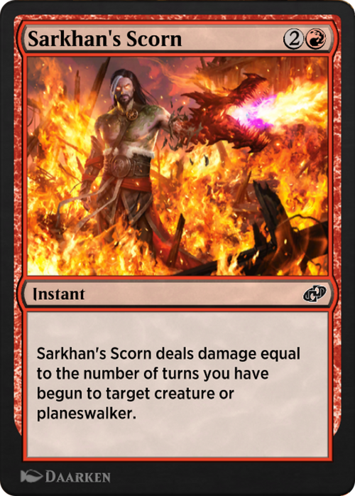 Sarkhan's Scorn (J21-023) - Jumpstart: Historic Horizons