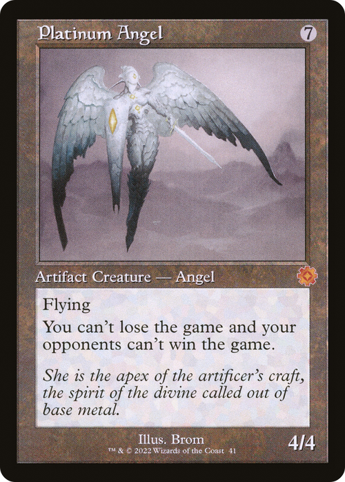 Platinum Angel (BRR-041) - The Brothers' War Retro Artifacts