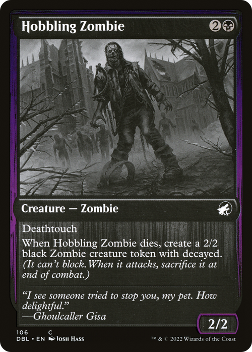 Hobbling Zombie (DBL-106) - Innistrad: Double Feature