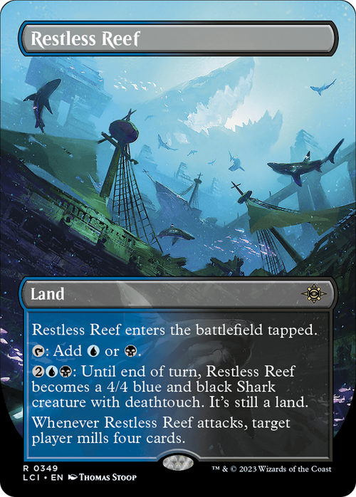 Restless Reef (Borderless) (LCI-349) - The Lost Caverns of Ixalan
