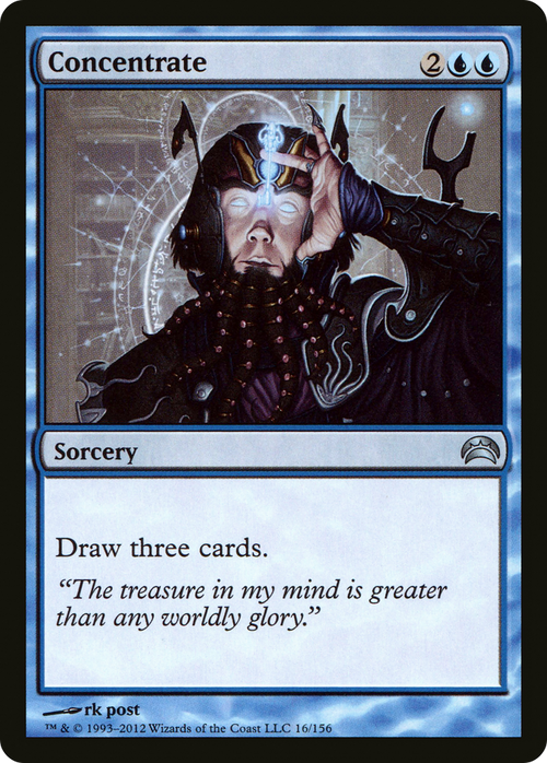 Concentrate (PC2-016) - Planechase 2012 Foil