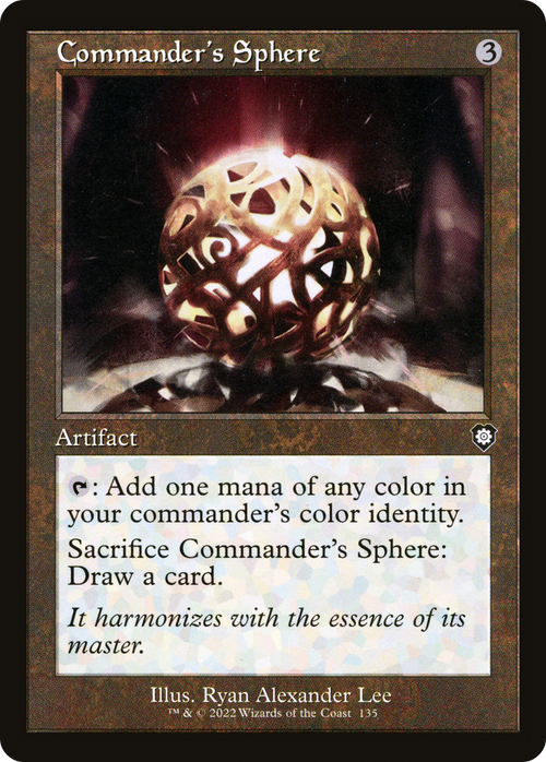 Commander's Sphere (Retro Frame) (BRC-135) - The Brothers' War Commander