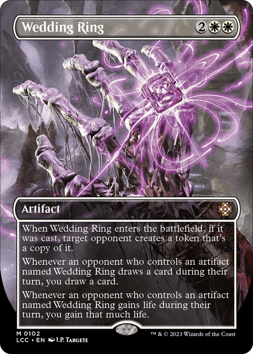 Wedding Ring (Borderless) (LCC-102) - The Lost Caverns of Ixalan Commander