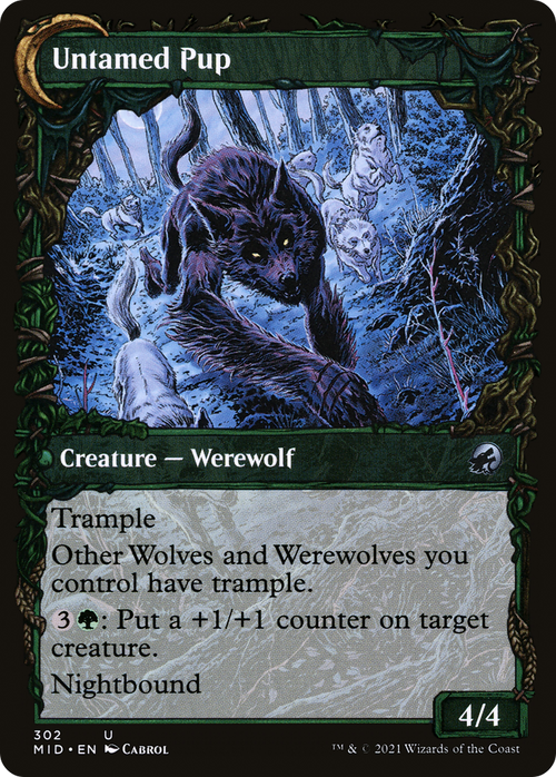 Hound Tamer (Showcase) (MID-302) - Innistrad: Midnight Hunt: (Showcase, Double Faced Transform) Foil
