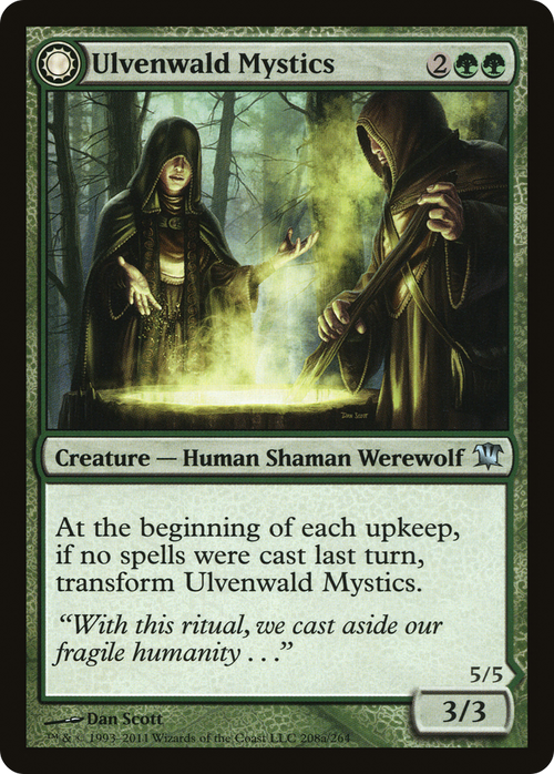 Ulvenwald Mystics (ISD-208) - Innistrad: (Double Faced Transform)