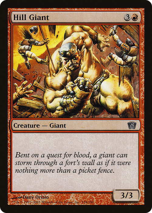 Hill Giant (8ED-194) - 8th Edition Foil