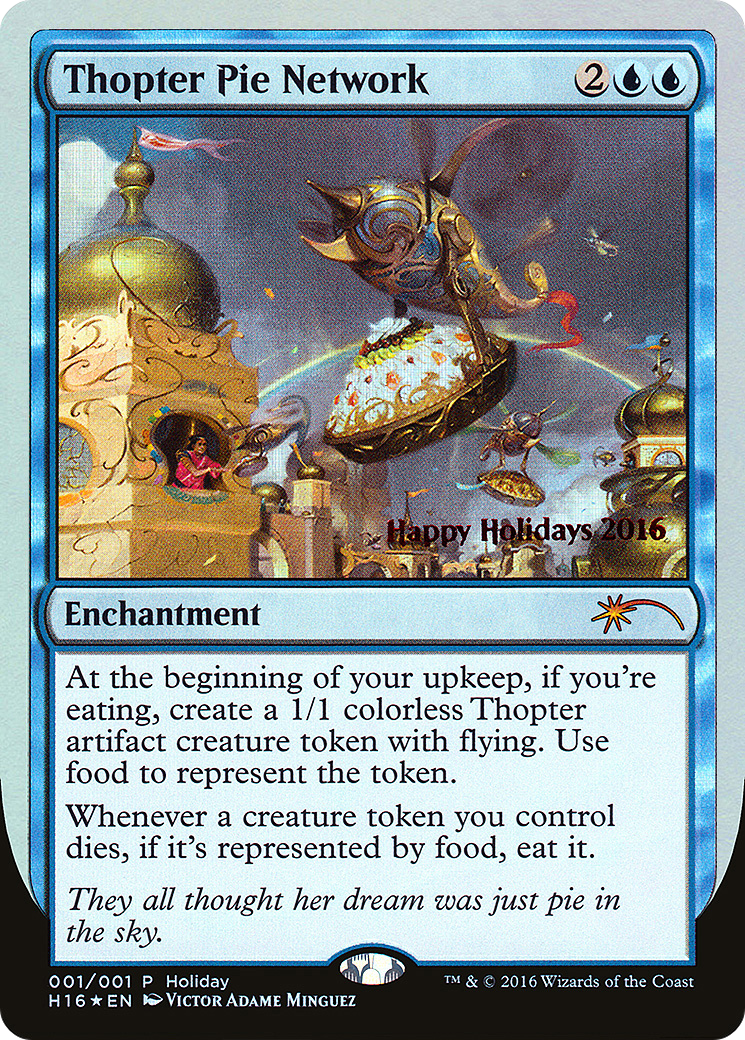 Thopter Pie Network (SPECIAL-016) - Happy Holidays Foil