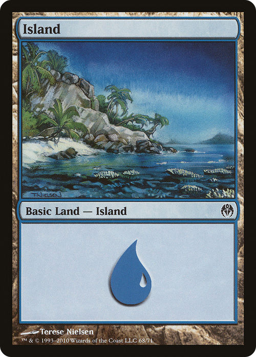 Island (68) (DDE-068) - Duel Decks: Phyrexia vs. the Coalition