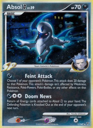 Absol G  - Holofoil Supreme Victors - Holo Rare