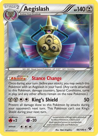 Aegislash (86)  - Reverse Holofoil XY Base Set - Holo Rare