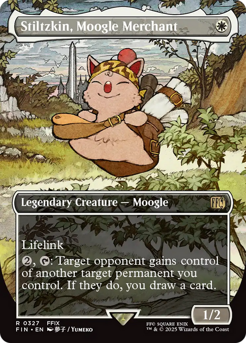 Stiltzkin, Moogle Merchant (Borderless) (FIN-327) - FINAL FANTASY