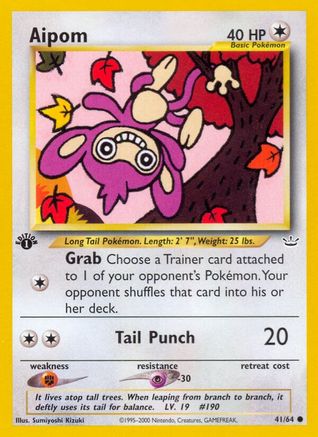 Aipom 041  - 1st Edition Neo Revelation - Common