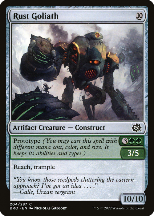 Rust Goliath (BRO-204) - The Brothers' War Foil