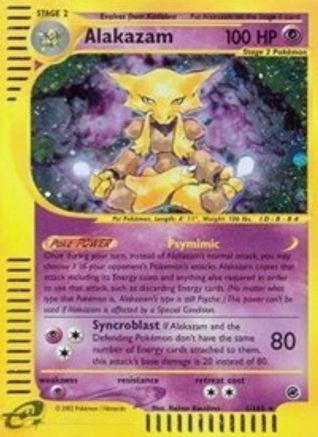Alakazam (1)  - Reverse Holofoil Expedition - Holo Rare