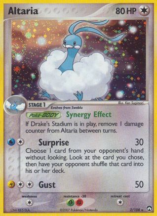 Altaria  - Reverse Holofoil Power Keepers - Holo Rare