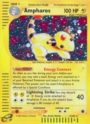Ampharos (2)  - Reverse Holofoil Expedition - Holo Rare