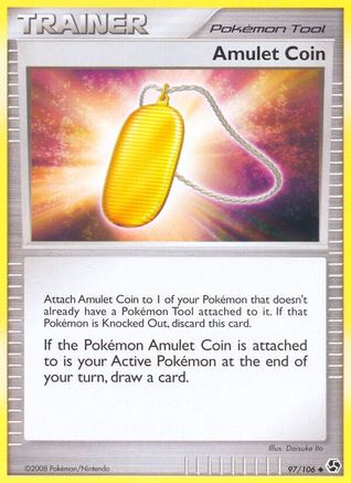 Amulet Coin  - Reverse Holofoil Great Encounters - Uncommon