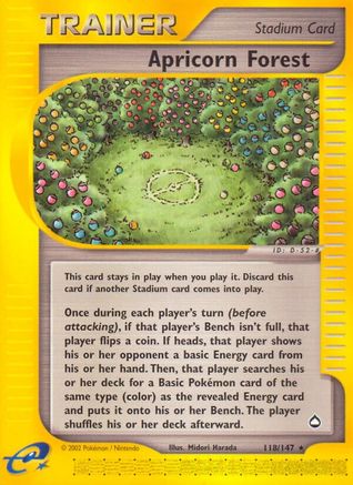Apricorn Forest  Aquapolis - Rare