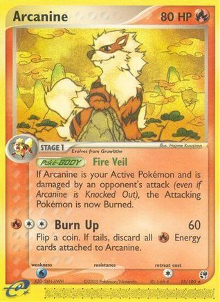 Arcanine 015  Sandstorm - Rare