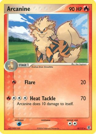 Arcanine/112  FireRed & LeafGreen - Rare