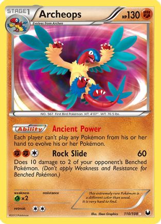 Archeops  - Holofoil Dark Explorers - Secret Rare