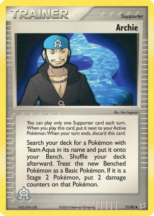 Archie  Team Magma vs Team Aqua - Uncommon