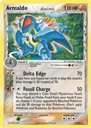 Armaldo (Delta Species)  - Reverse Holofoil Holon Phantoms - Holo Rare