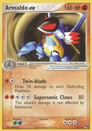 Armaldo ex (Non-Holo)  POP Series 1 - Ultra Rare