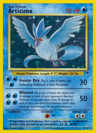 Articuno  - Reverse Holofoil Legendary Collection - Holo Rare