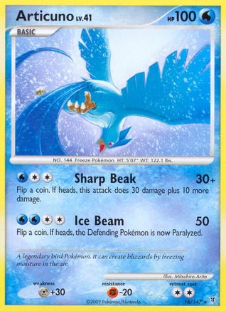 Articuno (16)  Supreme Victors - Rare